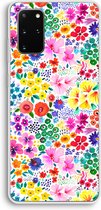 Case Company® - Samsung Galaxy S20 Plus hoesje - Little Flowers - Soft Cover Telefoonhoesje - Bescherming aan alle Kanten en Schermrand