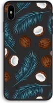 Case Company® - iPhone XS hoesje - Kokosnoot - Biologisch Afbreekbaar Telefoonhoesje - Bescherming alle Kanten en Schermrand