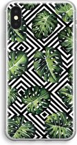 Case Company® - iPhone XS hoesje - Geometrische jungle - Soft Cover Telefoonhoesje - Bescherming aan alle Kanten en Schermrand