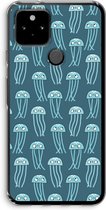 Case Company® - Google Pixel 5 hoesje - Kwallie - Soft Cover Telefoonhoesje - Bescherming aan alle Kanten en Schermrand