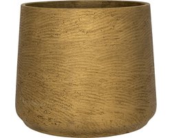Pottery Pots - Plantenbak - (S) Patt XL - Ø23cm x H19.5cm - Indoor en Outdoor - Metallic Gold