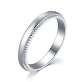 Twice As Nice Ring in edelstaal, 3 mm, gestreept  60