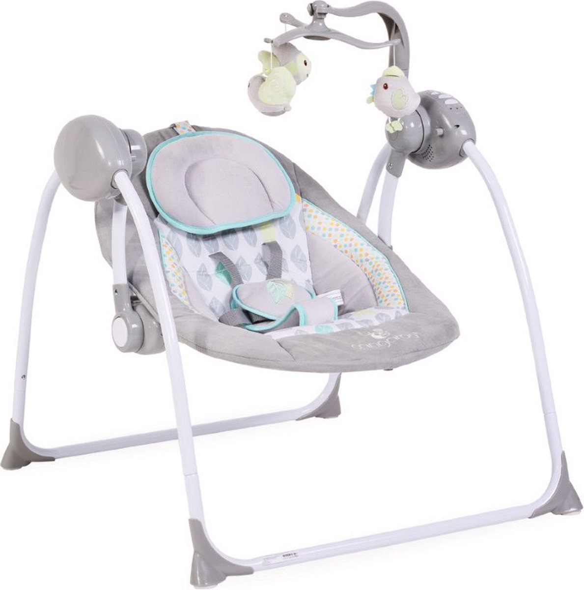 Cangaroo Baby Swing Plus Grey Babyschommel TY008A1 Cangaroo Baby Swing Plus Grey Babyschommel TY008A1