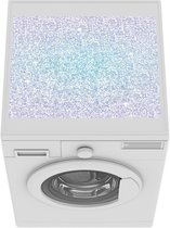 Wasmachine beschermer mat - Opaal - Weegschaal - Zodiac - Patroon - Breedte 55 cm x hoogte 45 cm