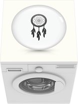 Wasmachine beschermer mat - Een pictogram illustratie van een dromenvanger - Breedte 60 cm x hoogte 60 cm