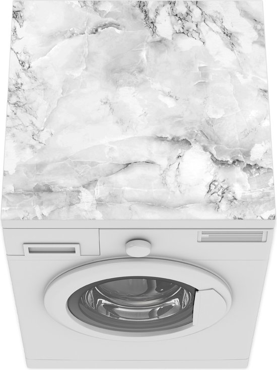 Protège Machine à Laver - Tapis Machine à Laver - Motifs - Luxe - Blauw