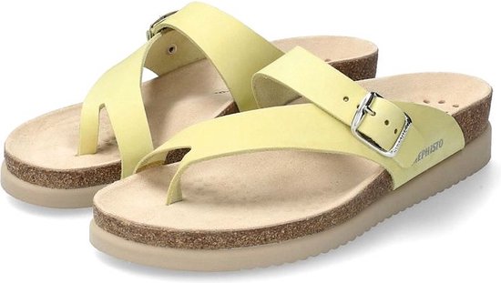 Mephisto Helen - sandale pour femme - jaune - taille 43 (EU) 9 (UK)