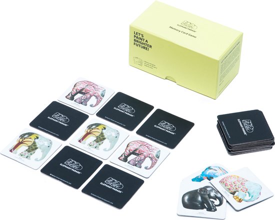 Elephant Parade - Memory Game - Memory Spel - Merchandise