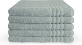 Bol.com Byrklund handdoeken 70x140 - set van 5 - Hotelkwaliteit - Zeeblauw aanbieding