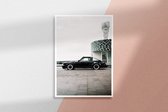 Poster Classic Porsche #2  - 61x91cm - Premium Museumkwaliteit - Uit Eigen Studio HYPED.®