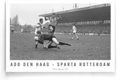 Walljar - ADO Den Haag - Sparta Rotterdam '67 - Zwart wit poster