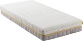 B Bright 4000 Serie - Pocketvering Matras 90x210 - Veerkrachtige Afdeklaag - 24 cm Hoog