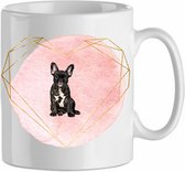 Mok franse bulldog 3.4| Hond| Hondenliefhebber | Cadeau| Cadeau voor hem| cadeau voor haar | Beker 31 CL