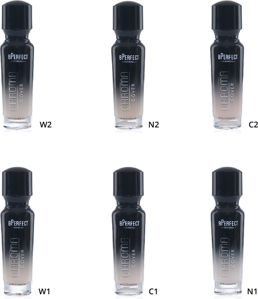 BPerfect Cosmetics Chroma Cover Matte Foundation C2