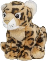 Pluche Luipaard knuffel van 22 cm - Dieren speelgoed knuffels cadeau - Safari dieren