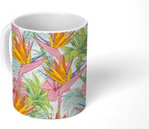 Mok - Koffiemok - Paradijs - Bloemen - Patronen - Regenboog - Vintage - Mokken - 350 ML - Beker - Koffiemokken - Theemok