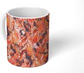 Mok - Marmer print - Verf - Abstract - Design - Mokken - 350 ML - Beker - Uitdeelcadeautjes