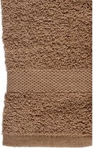 handdoek 50 x 90 cm katoen bruin