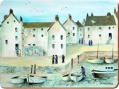 placemats Cornish Harbour 30 x 23 cm kurk 6 stuks