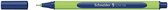 fineliner Line-Up 0,4 mm 16 cm rubber groen/donkerblauw