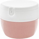 lunchbox Bentobox 13 x 12 x 10 cm roze 3-delig