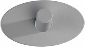 wandhaak zelfklevend Piceno 3,6 x 6,5 x 2,8 cm RVS grijs