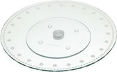 taartplateau Sweetly Does It 30 cm glas transparant
