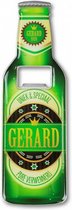 flesopener Gerard 8,5 x 6 cm staal groen