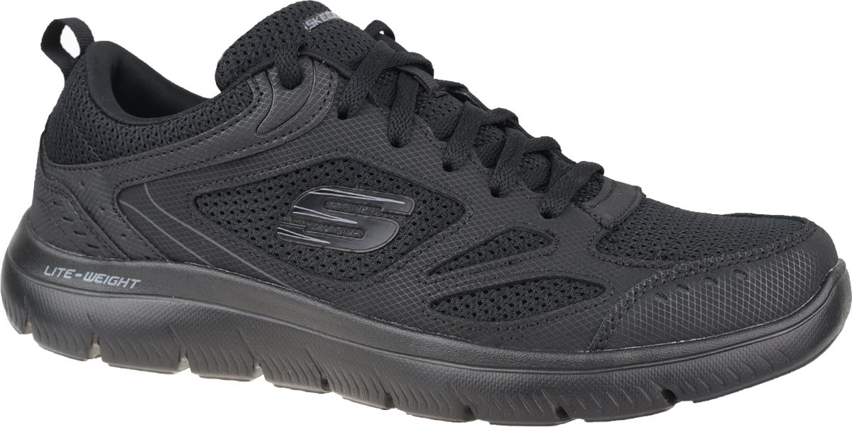 Skechers Summits South Rim 52812 BBK Mannen Zwart Trainingschoenen