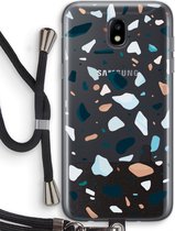 Case Company® - Samsung Galaxy J5 (2017) hoesje met Koord - Terrazzo N°13 - Soft Case - Bescherming aan alle Kanten - Zijkanten Transparent - Bescherming Over de Schermrand - Back Cover - Cro