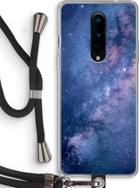 Case Company® - OnePlus 8 hoesje met Koord - Nebula - Telefoonhoesje met Zwart Koord - Bescherming aan alle Kanten en Over de Schermrand