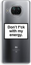 Case Company® - Xiaomi Mi 10T Lite hoesje - My energy - Soft Cover Telefoonhoesje - Bescherming aan alle Kanten en Schermrand