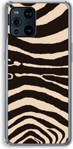 Case Company® - OPPO Find X3 Pro hoesje - Arizona Zebra - Soft Cover Telefoonhoesje - Bescherming aan alle Kanten en Schermrand