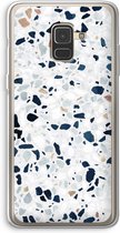 Case Company® - Samsung Galaxy A8 (2018) hoesje - Terrazzo N°1 - Soft Cover Telefoonhoesje - Bescherming aan alle Kanten en Schermrand