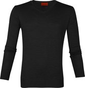 Suitable - Merino Pullover Aron Antraciet - L - Modern-fit