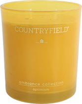 Countryfield Geurkaars Optimism | Ambiance Collection |Okergeel | Ø9 cm