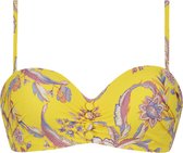 Bali Batik bandeau bikinitop Geel maat 38C (75C)