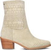 Fred de la Bretoniere 182010110 Cowboylaarzen - Western Laarzen - Dames - Beige - Maat 37