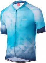 fietsshirt Jersey FZ Aero polyester blauw maat 50