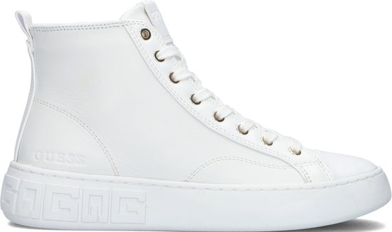 Guess - maat 37- Invyte Hoge sneakers - Leren Sneaker - Dames - Wit |  bol.com