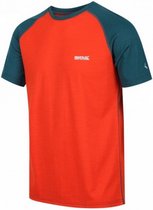 sportshirt Tornell heren merino/polyester oranje mt M