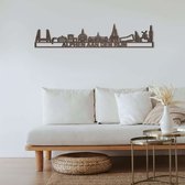 Skyline Alphen Aan Den Rijn Zwart Mdf 90 Cm Wanddecoratie Voor Aan De Muur Met Tekst City Shapes