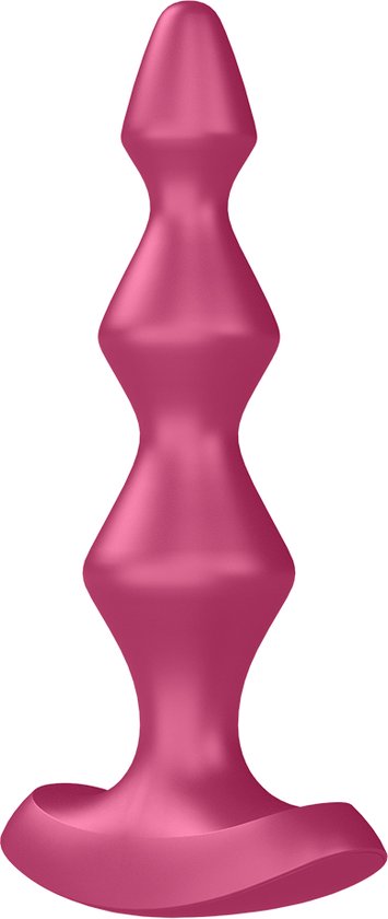 Satisyfer, anale vibrator, 'Lolli-Plug 1', 14 cm, gemaakt van medische siliconen, waterdicht, oplaadbaar