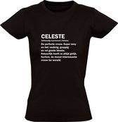 Celeste | Dames T-shirt | Jarig | Verjaardag | Grappig | Zwart