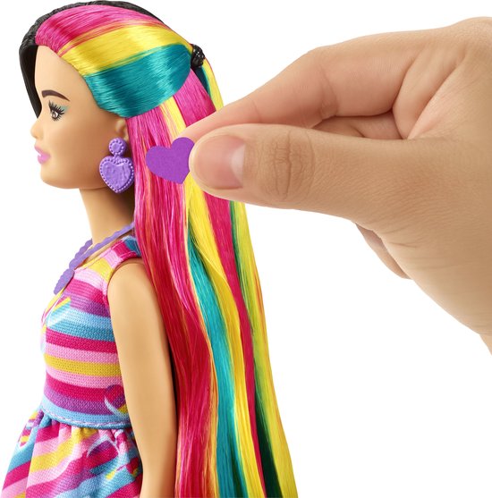 Barbie Totally Hair Regenboog - Barbiepop van Barbie — afbeelding 3