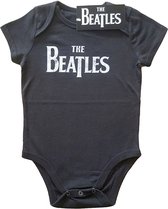 The Beatles Baby romper -Kids tm 2 jaar- Drop T Logo Zwart