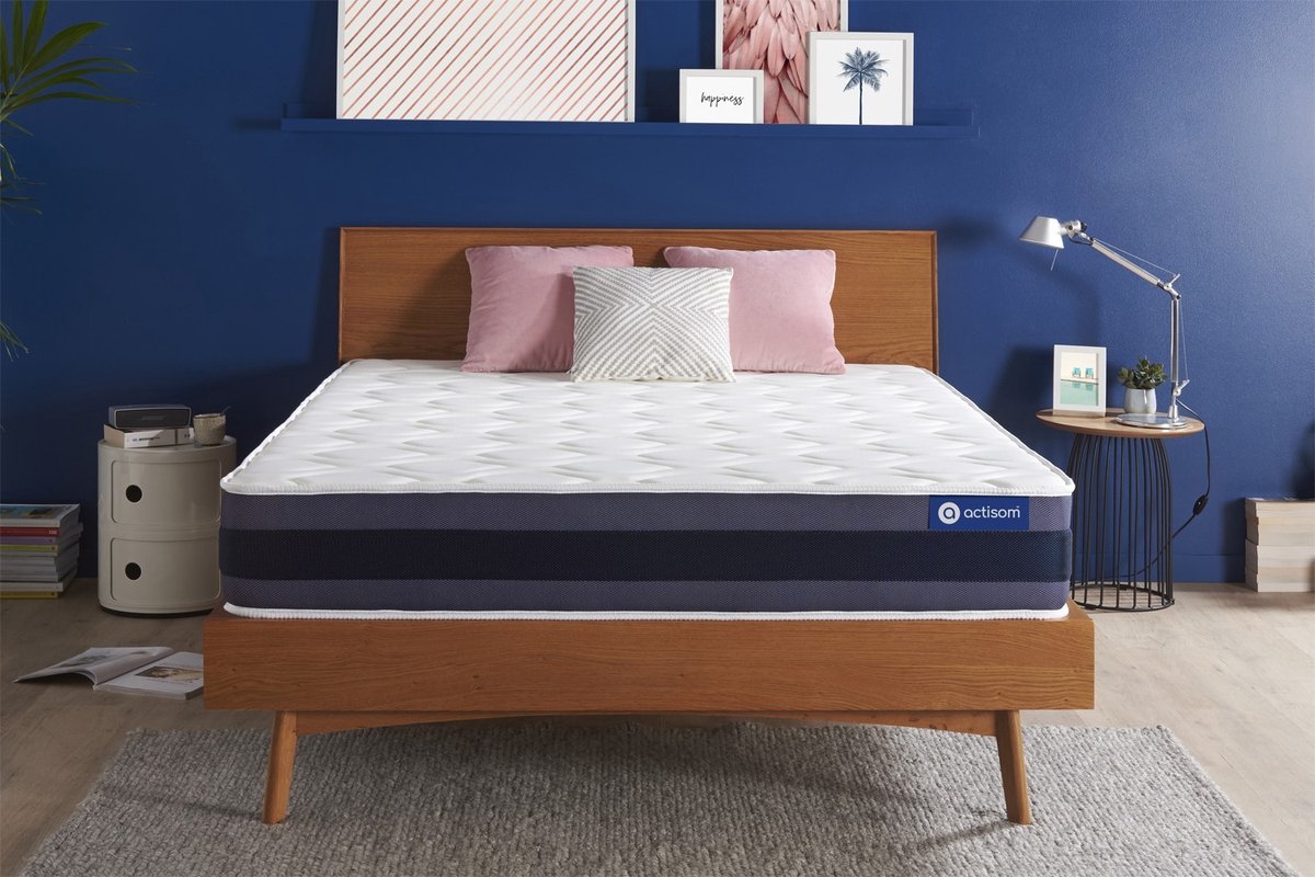Actiflex morpho matras 133x183cm , Pocketveren en traagschuim , Gebalanceerd, 5 comfortzones