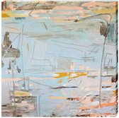 Maison de France - Canvas Olieverf schilderij - dust and scratches - olieverf - 130 x 130 cm