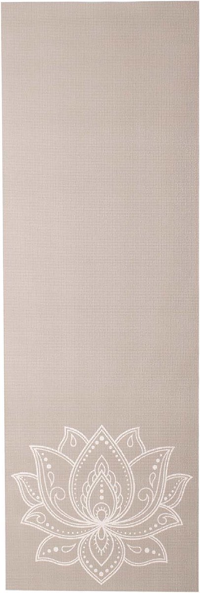 Yogamat sticky extra dik lotus taupe - Lotus | 6 mm | fitnessmat | sportmat | pilates mat