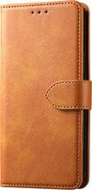 iPhone SE 2022 Bookcase Hoesje - Leer - Book Case - Wallet - Flip Cover - Mat - Apple iPhone SE 2022 - Lichtbruin